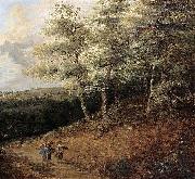 Lucas van Uden Wooded Landscape oil on canvas